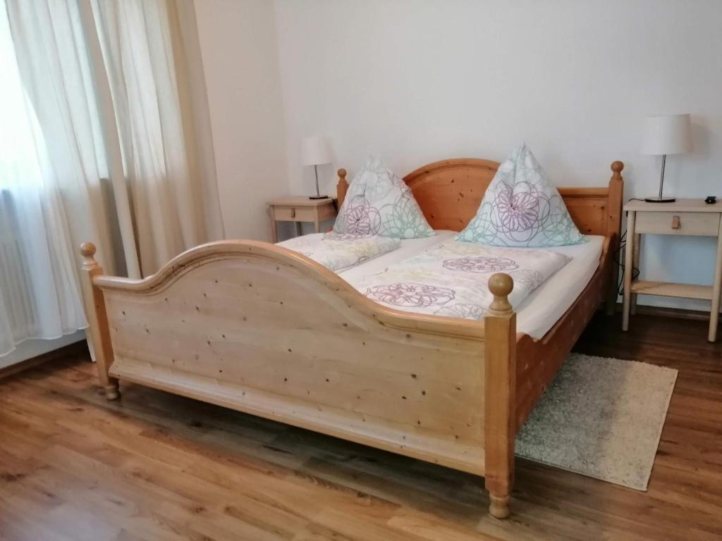 Postel nebo postele na pokoji v ubytování Landhaus Wörgartner
