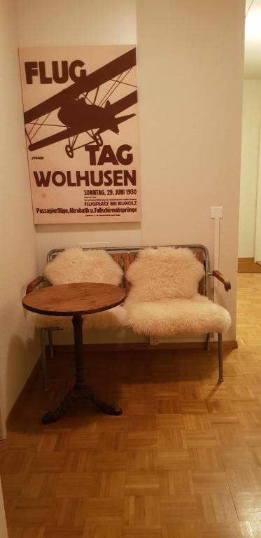 Posezení v ubytování Easy-Living Buholz Hoch 12