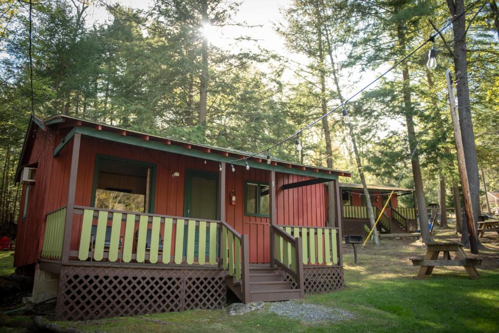 Zahrada ubytování Trekker, Treehouses cabins and lodge rooms