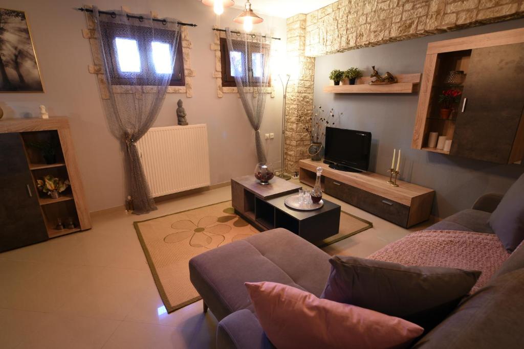 Χώρος καθιστικού στο In The Castle - House