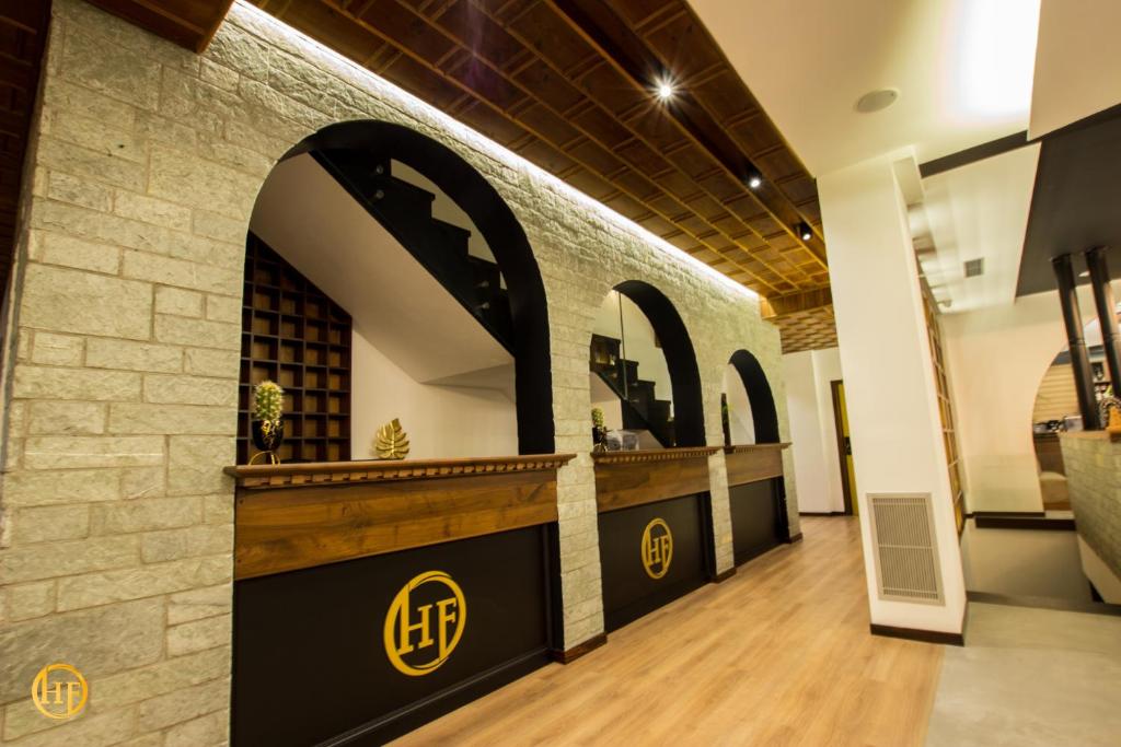Lounge nebo bar v ubytování Hotel Fantasy