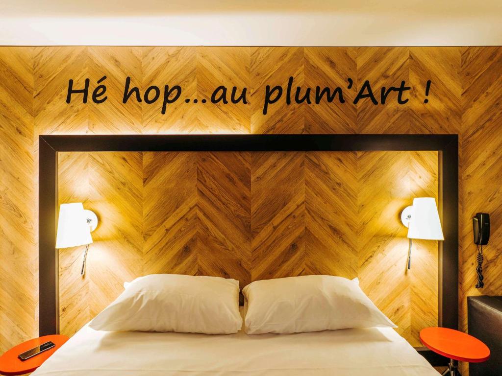 Postel nebo postele na pokoji v ubytování ibis Styles Douai Gare Gayant Expo