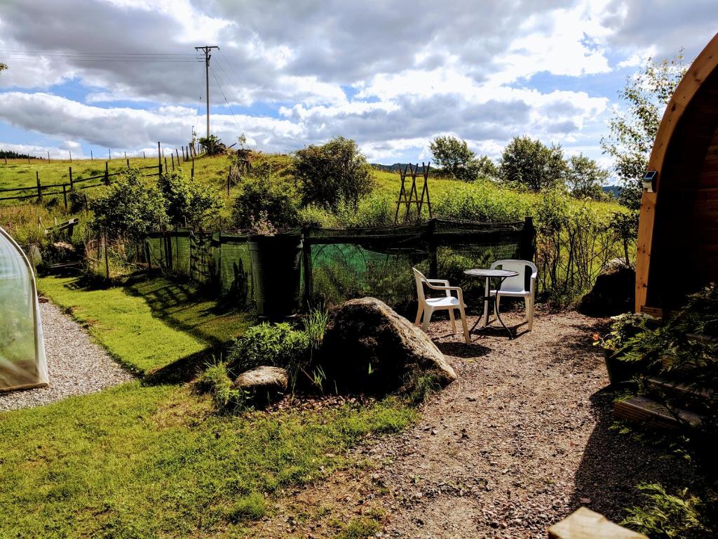 Zahrada ubytování Glentruim Homestay B&B and Glamping Pods