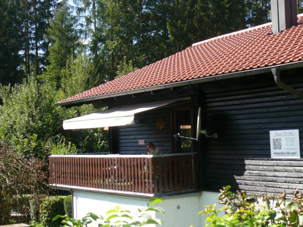 Zahrada ubytování FeWo Falk 26 OG am See