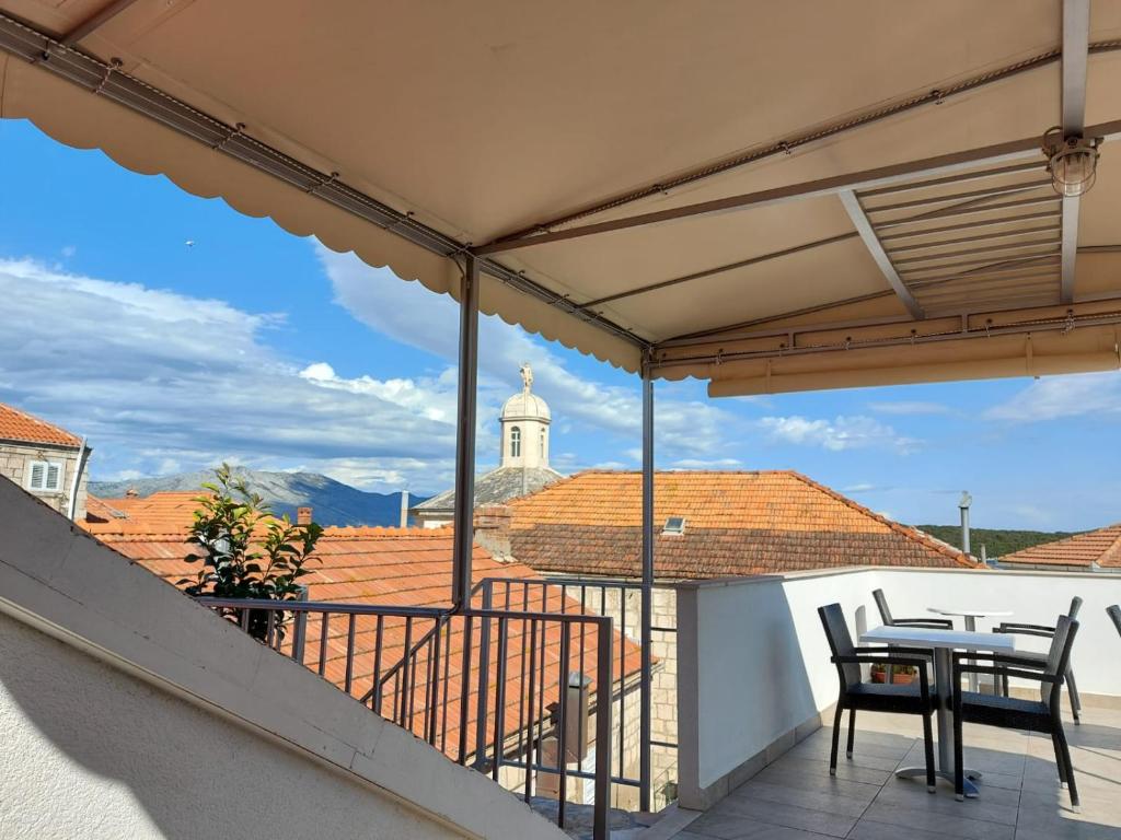 Balkón nebo terasa v ubytování Guest House Korunić