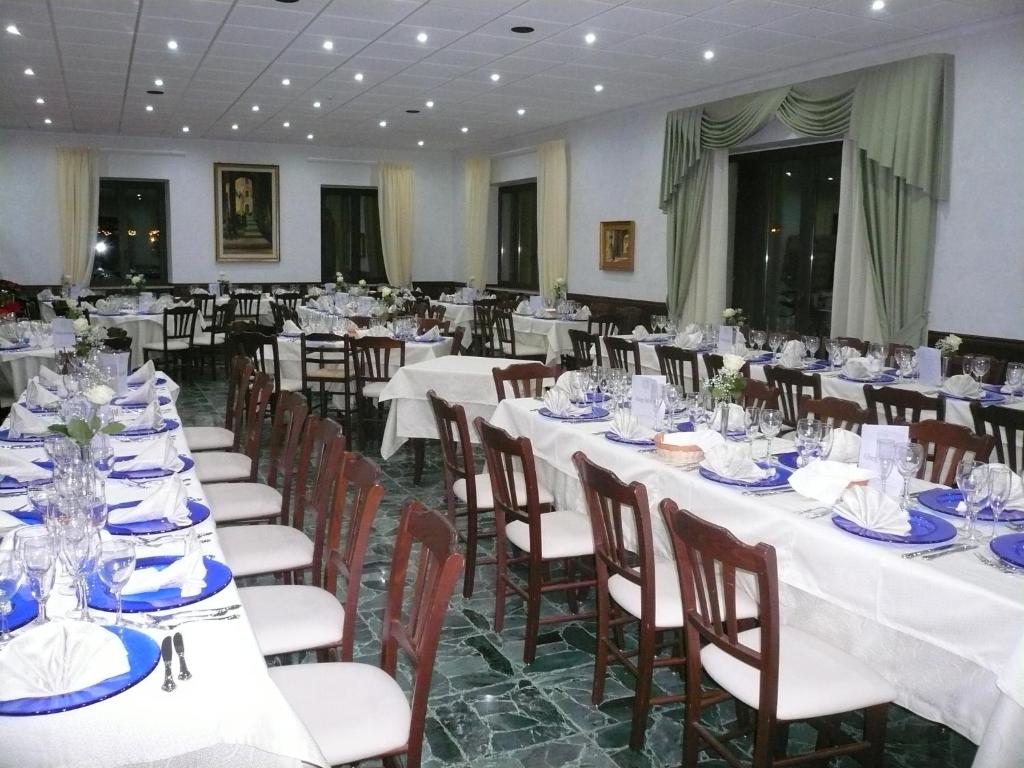 Restaurace v ubytování Albergo Belvedere