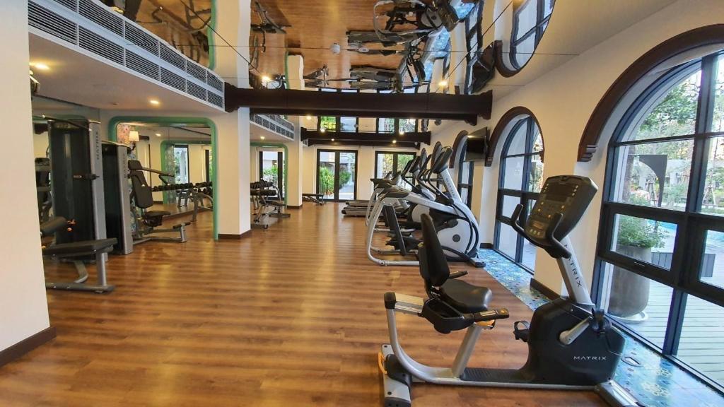 Fitness centrum a/nebo fitness zařízení v ubytování La Casita Hua Hin Pool and Garden View