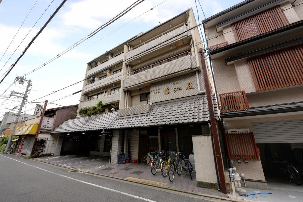 Budova, kde se ryokan nachází