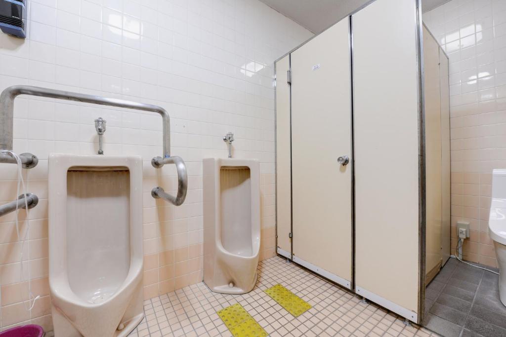 Koupelna v ubytování Hotel Oumiya