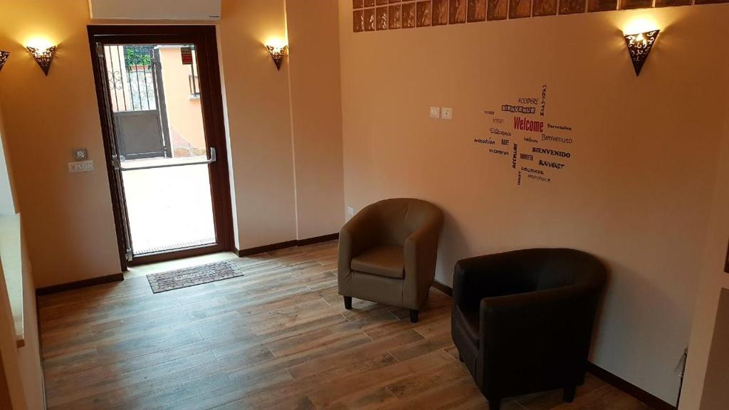 Posezení v ubytování Sleep'n go Hotel