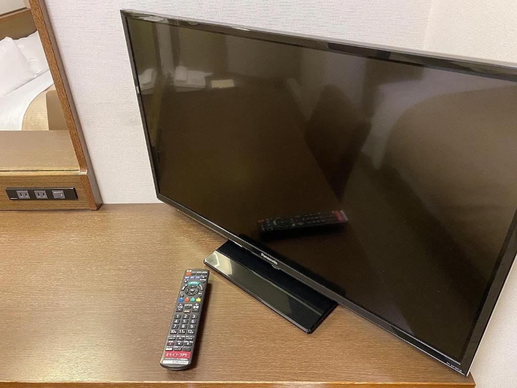 TV a/nebo společenská místnost v ubytování Hotel Route-Inn Ina Inter