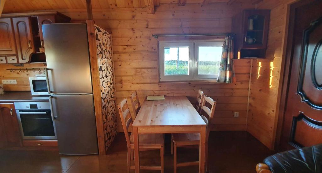 Kuchyň nebo kuchyňský kout v ubytování Domek Triftberg