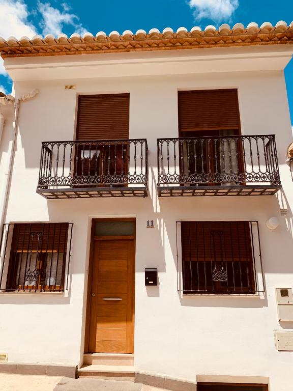 Balkón nebo terasa v ubytování Casa del Herrero