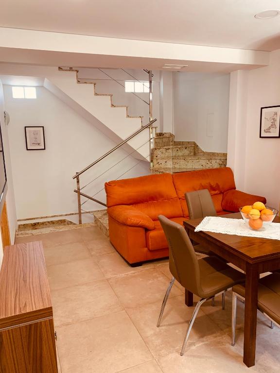Posezení v ubytování Casa del Herrero