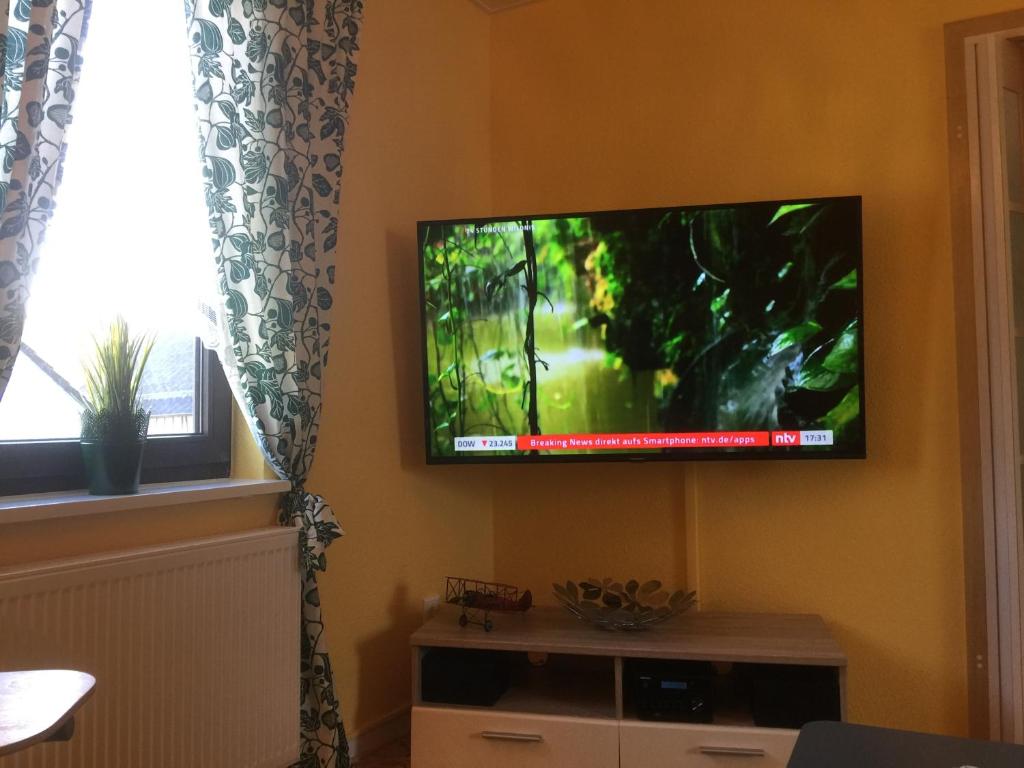 TV a/nebo společenská místnost v ubytování Sunshine Cottage