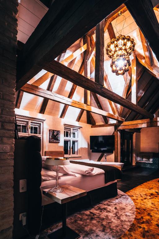 Posezení v ubytování Ultra premium apartments