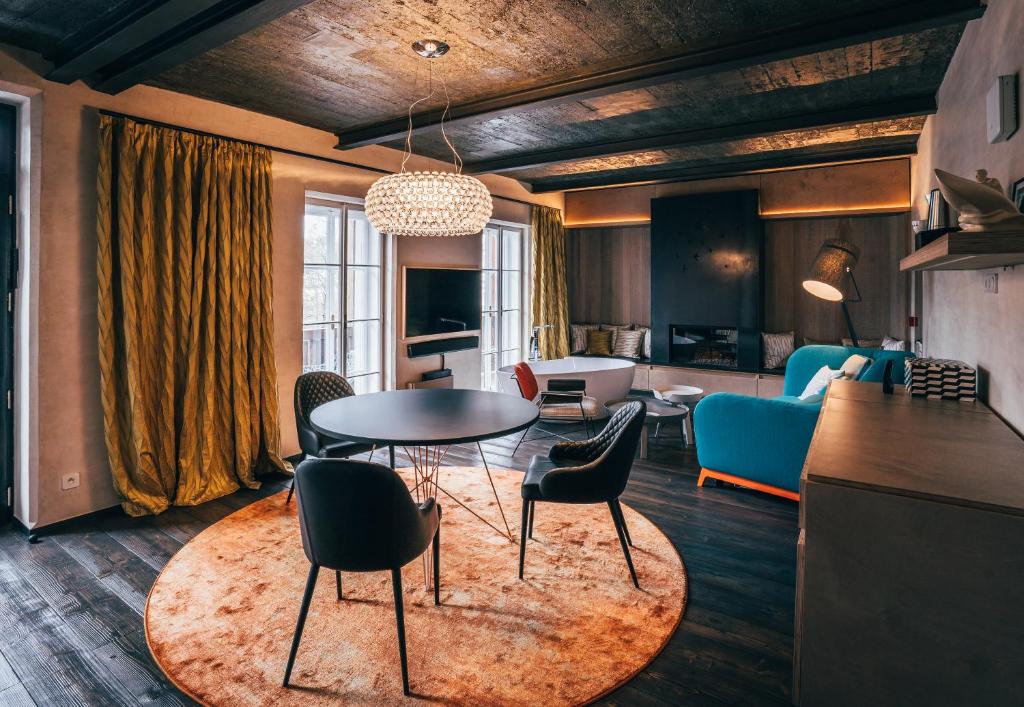 Posezení v ubytování Ultra premium apartments