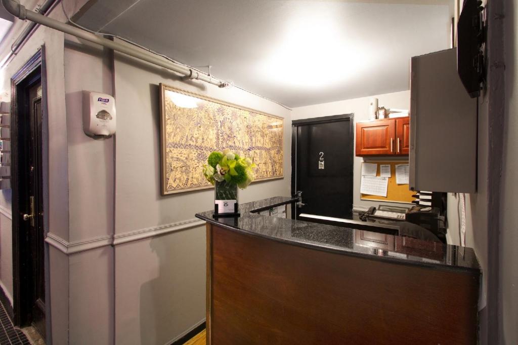 Kuchyň nebo kuchyňský kout v ubytování Hotel 309