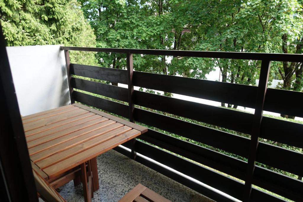 Balkón nebo terasa v ubytování Apartments Kaninska Vas