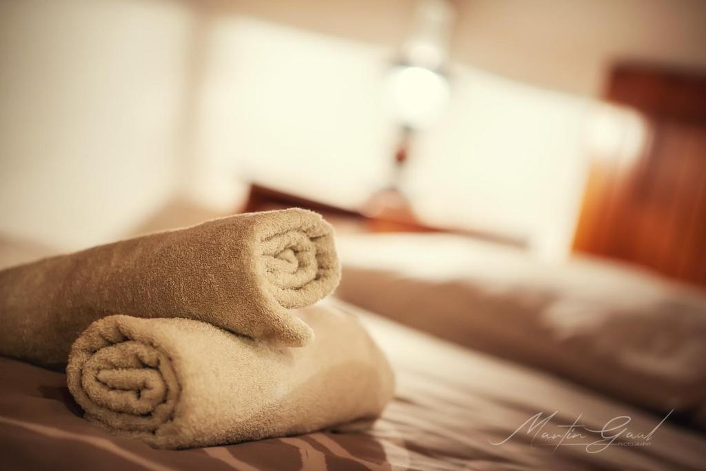 Posteľ alebo postele v izbe v ubytovaní Apartmán 322 Tatralandia