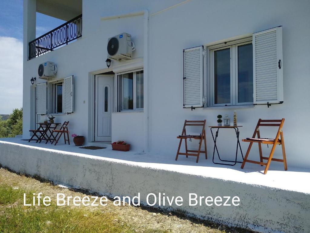 Balkón alebo terasa v ubytovaní OLIVE BREEZE