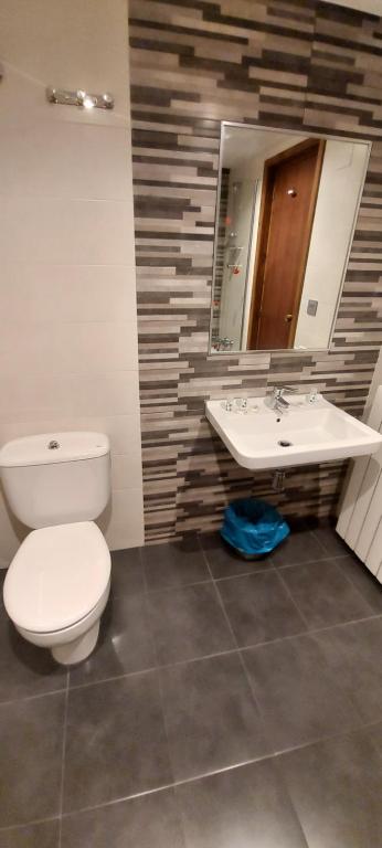 Koupelna v ubytování Hostal del campo