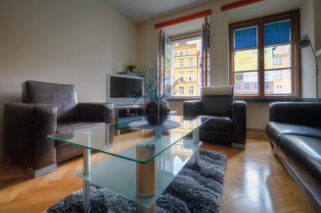 Posedenie v ubytovaní Apartament Central