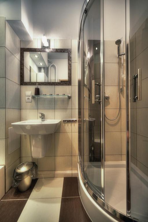 Kúpeľňa v ubytovaní Apartament Central