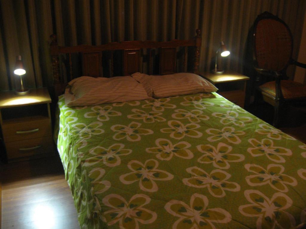 Letto o letti in una camera di Posada Peregrinus