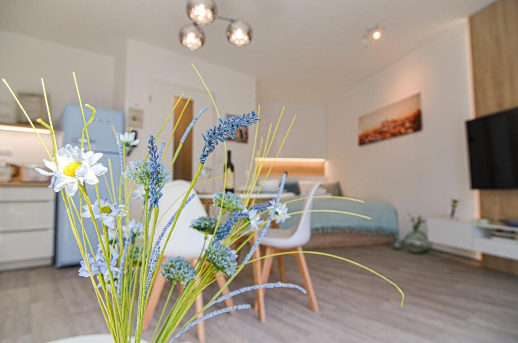 TV a/nebo společenská místnost v ubytování Apartmán Astrid