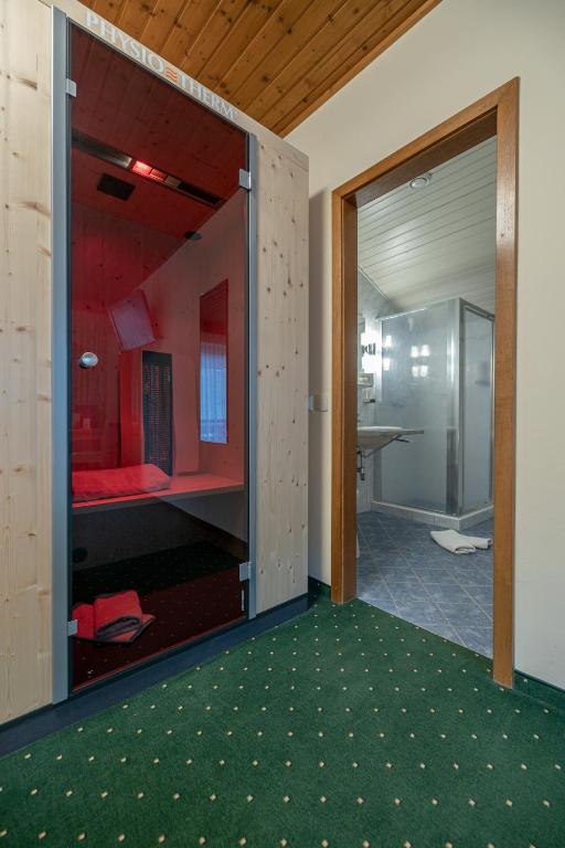 Koupelna v ubytování Hotel Beim Winkler