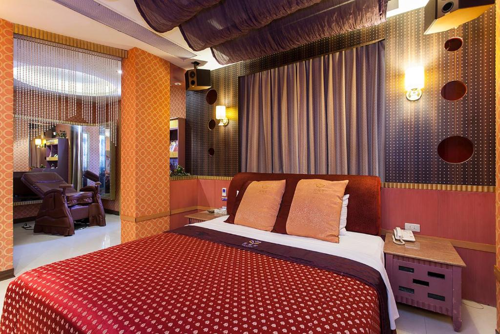 Postel nebo postele na pokoji v ubytování PGS Motel