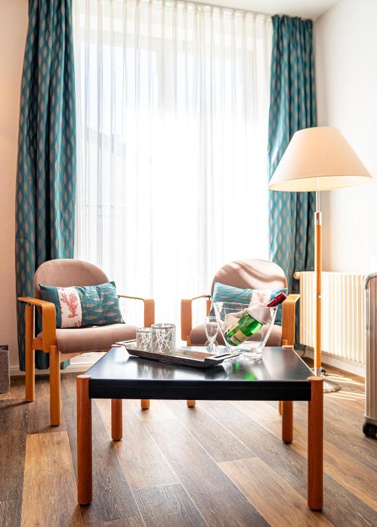 Posezení v ubytování Hotel Villa Halliger