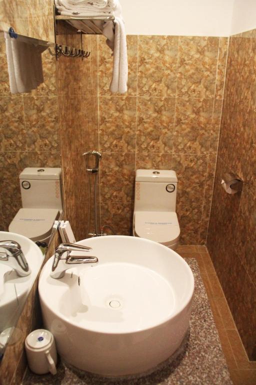 Koupelna v ubytování Brown Bean 2 Hotel
