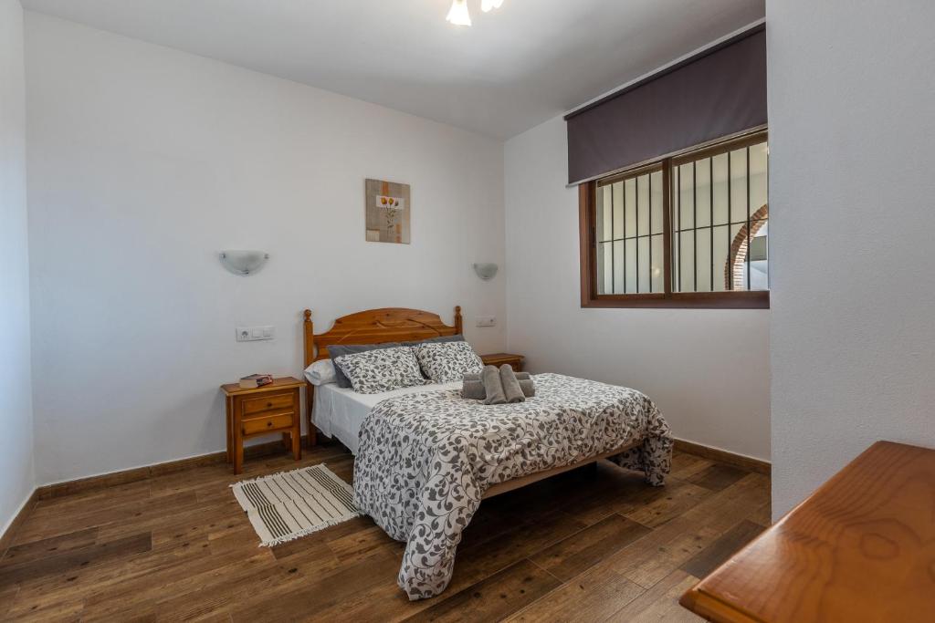 Posteľ alebo postele v izbe v ubytovaní La Casa Luz Alltarifa