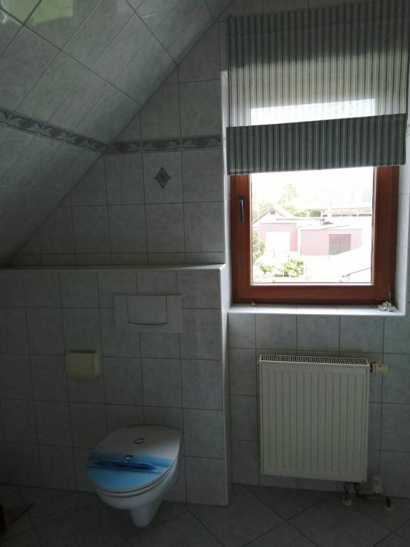 Koupelna v ubytování Ferienwohnung Wiek