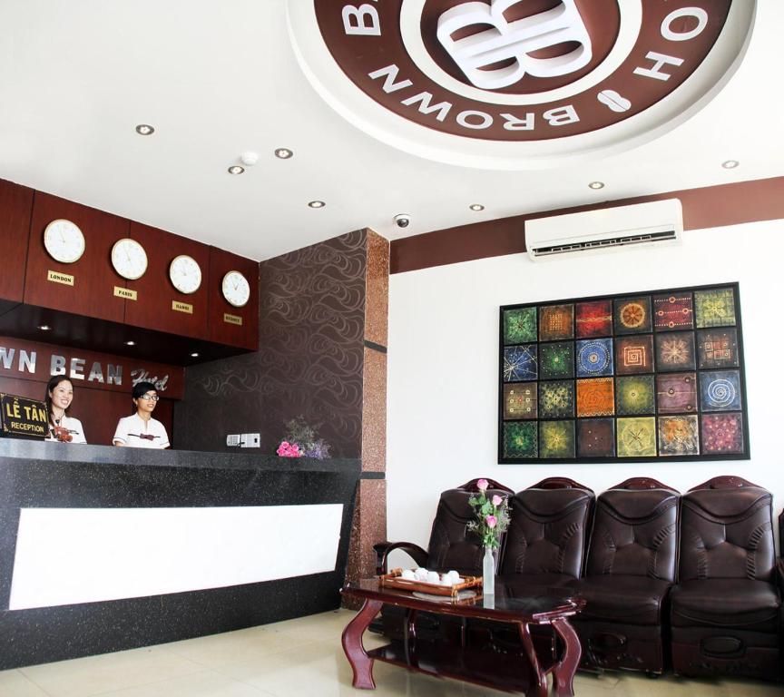 Posezení v ubytování Brown Bean 2 Hotel