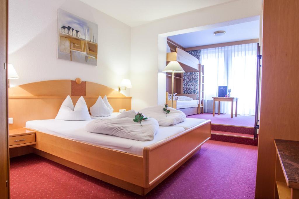 Voodi või voodid majutusasutuse Hotel Auderer toas