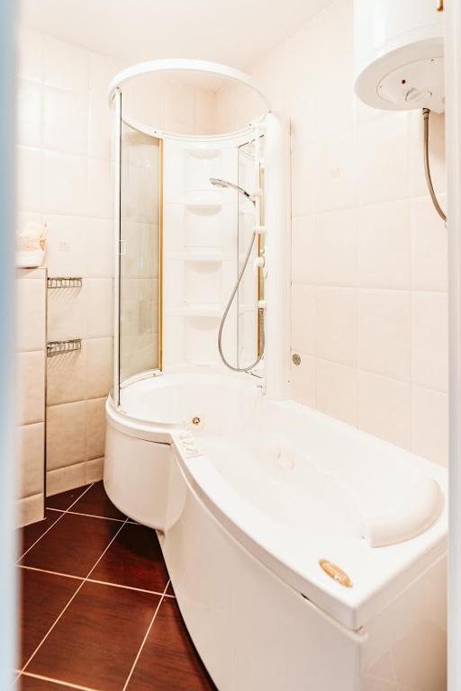 Koupelna v ubytování Sutivan Best Apartments