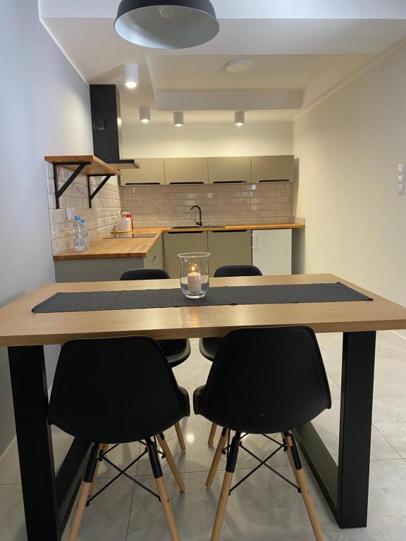 Kuchyňa alebo kuchynka v ubytovaní Apartamenty Centrum