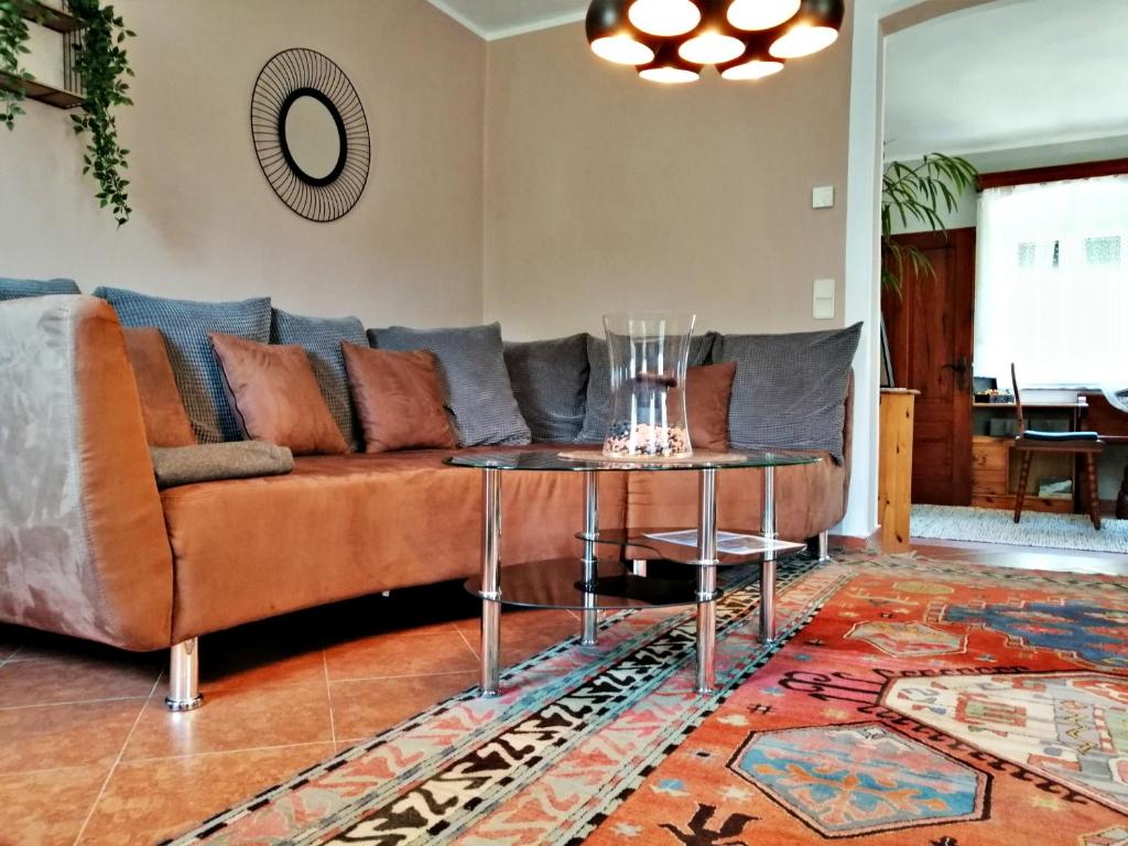 Istumisnurk majutusasutuses Villa Komposch - adults only