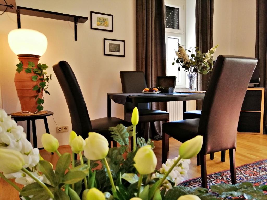 Istumisnurk majutusasutuses Villa Komposch - adults only