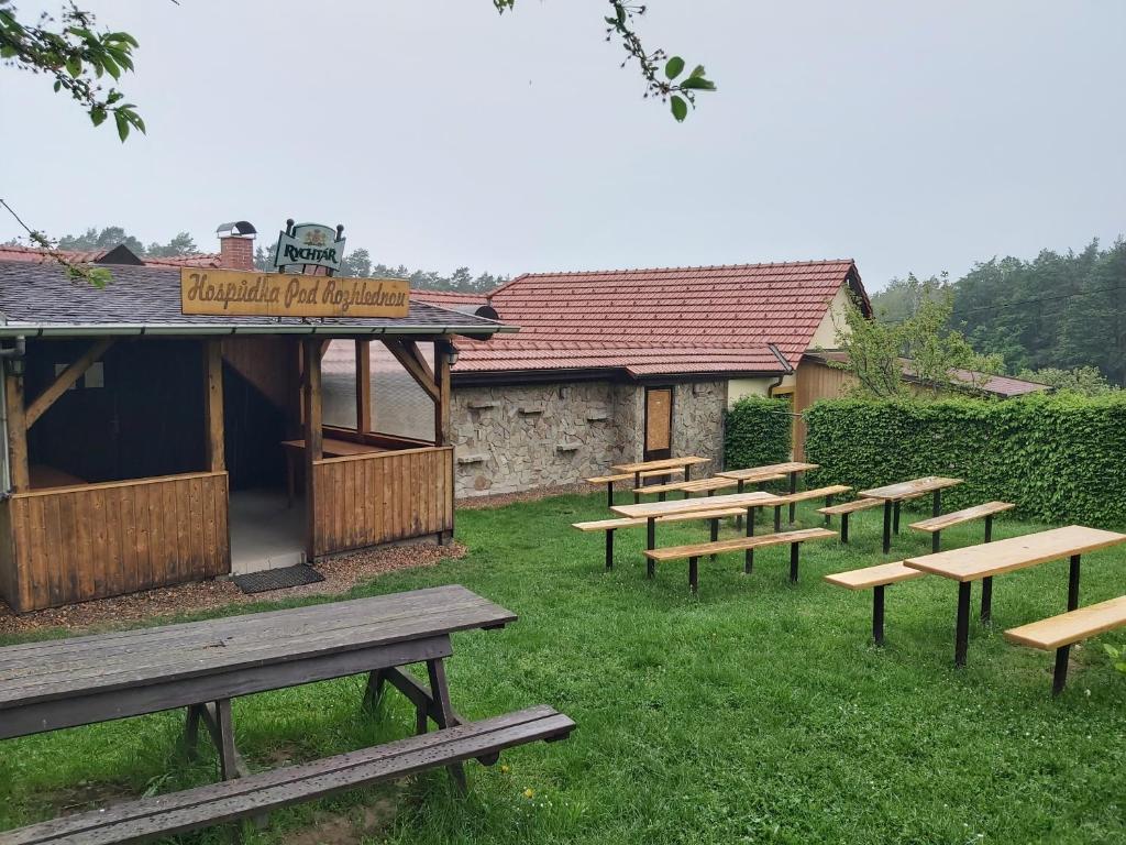 Zahrada ubytování Ubytování pod rozhlednou