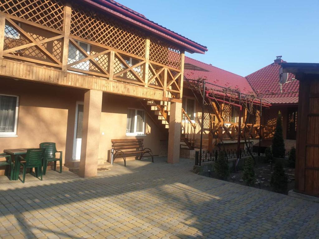 Balkón nebo terasa v ubytování Садиба "У Юлії"