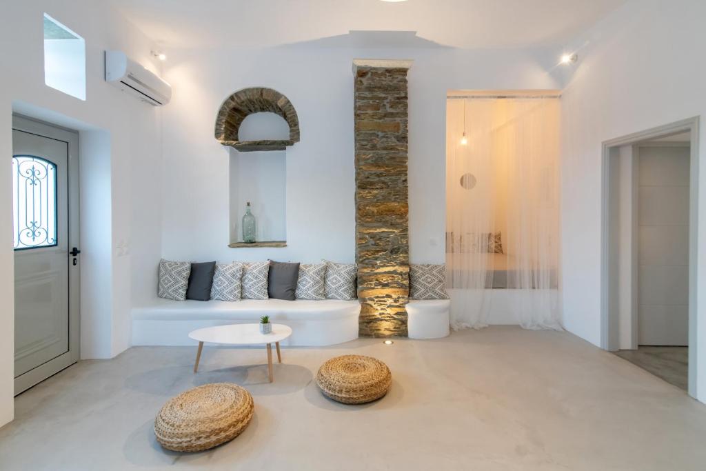 Posedenie v ubytovaní Livadi house Tinos
