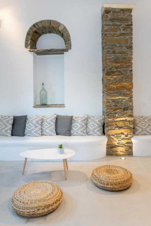 Posedenie v ubytovaní Livadi house Tinos