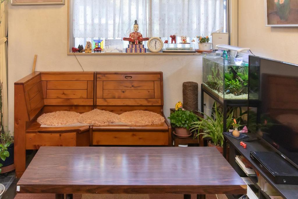 Posezení v ubytování Tabist Hana Hotel Takinoya Aizu-Yanaizu
