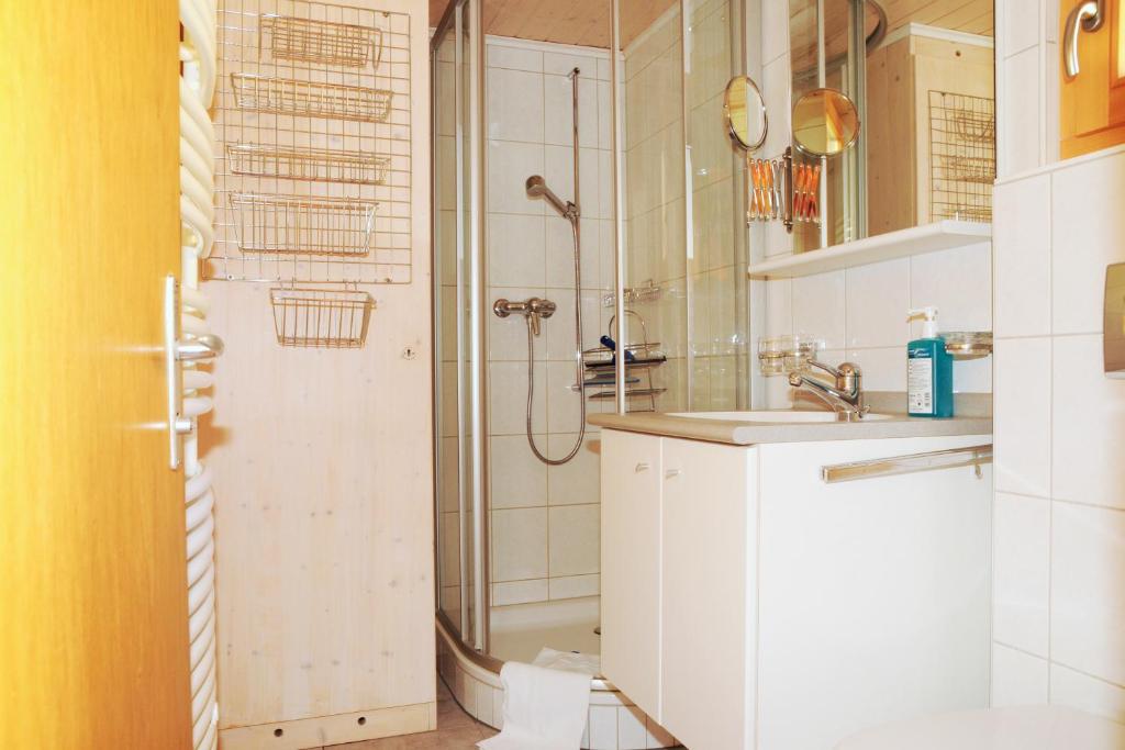 Koupelna v ubytování Chalet Trollius