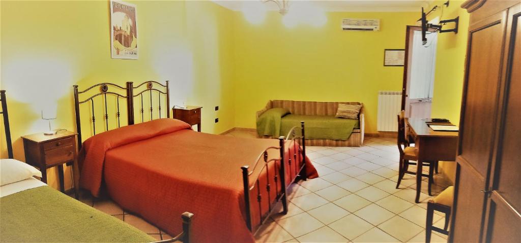 Postel nebo postele na pokoji v ubytování Hotel Pace