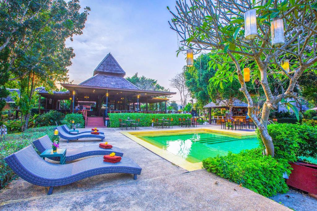 Bazén v ubytování Belle Villa Resort, Pai nebo v jeho okolí